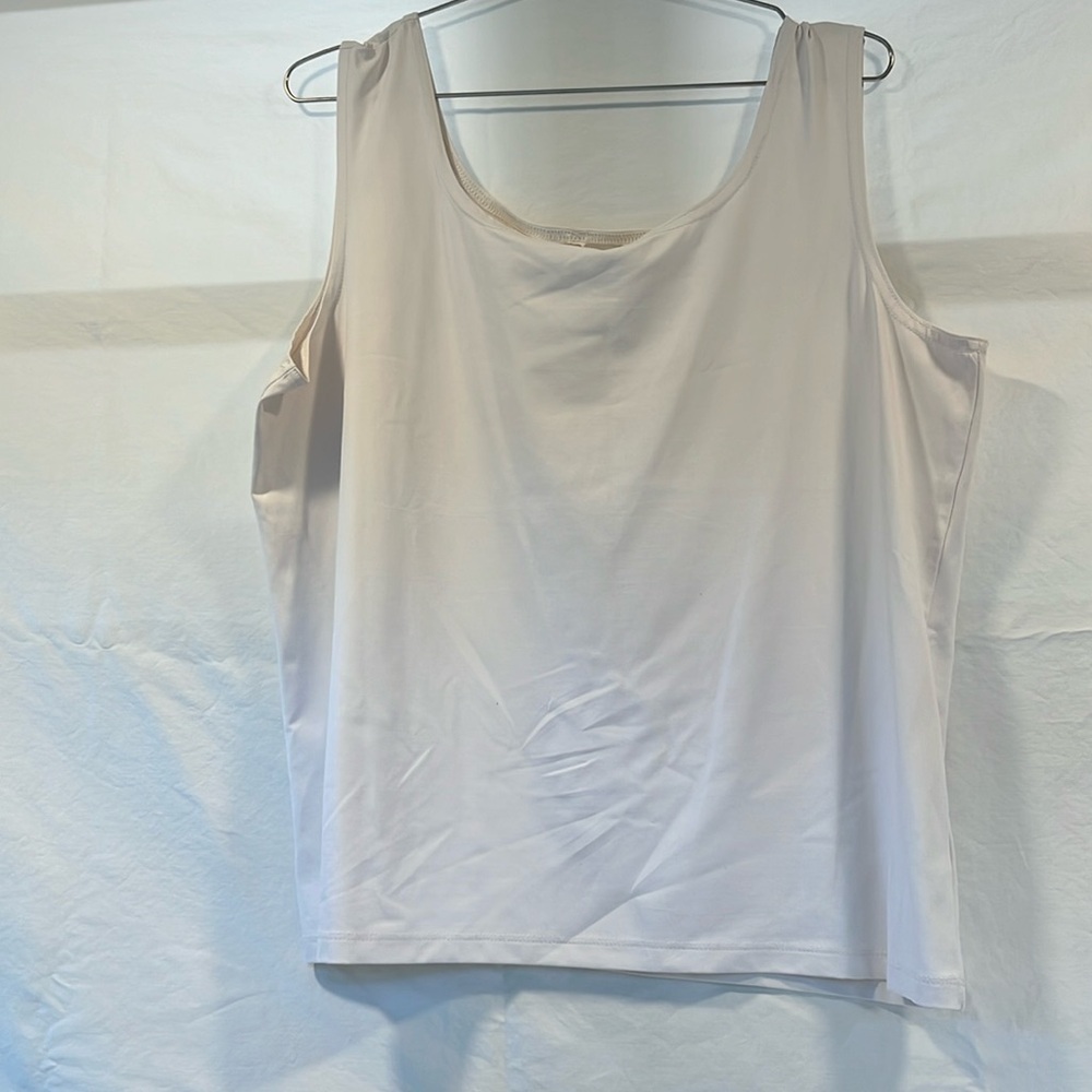 White dress tank